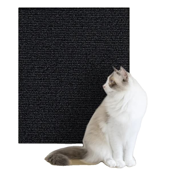 Kattklösmatta, Klippbar Design, Möbelskydd,svart, 30X100CM