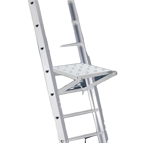 Arbetsplattform, 150 kg lastkapacitet, halkfri design,Silver