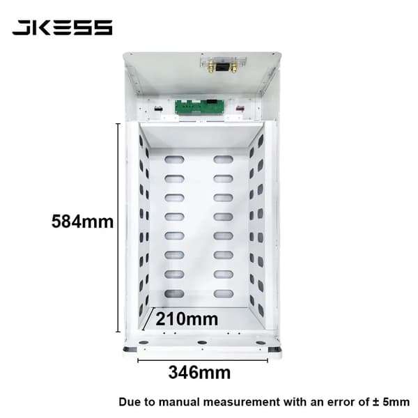 Batterikit, 280Ah kapacitet, kompatibelt med solsystem,JKLR015D