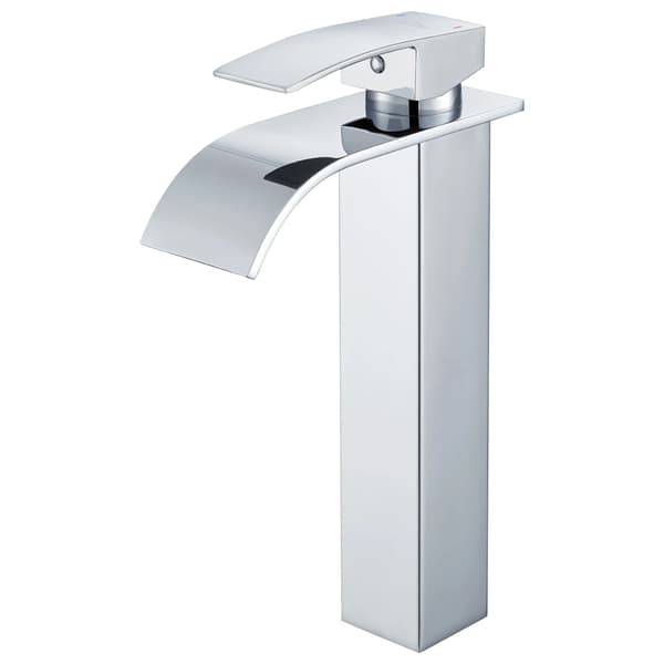 Basinblandare, Modern Vattenfall Design, Hållbart Rostfritt Stål,G3/8-a, Krom-L