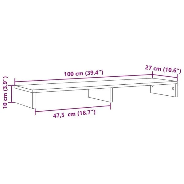 Dubbel bildskärmsställ, ergonomisk design, integrerade förvaringsfack,Gris