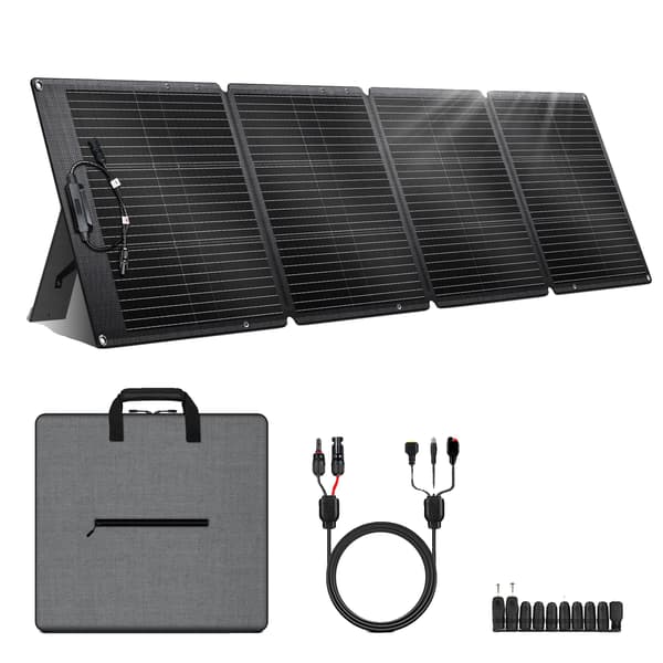 Solpanel, Bærbar Foldedesign, Høj Effektivitet,SPC200