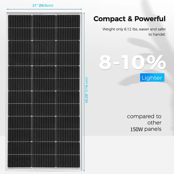 Solpanel, Høj Effektivitet, Holdbar Konstruktion,PET solpanel