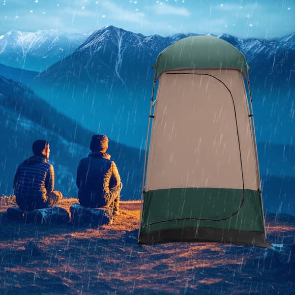 Camping Integritetsskydd, Bärbar Duschtält, Lättviktsdesign,armégrön