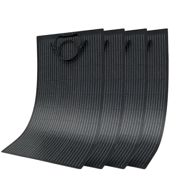 Solpanel, Fleksibelt Design, Høj Effektivitet,Fleksibel 4PCS-100W