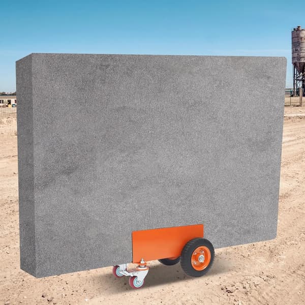 Panelvogn, Heavy Duty, Låselige Hjul,Appelsin