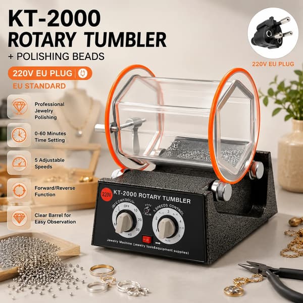 Polermaskin, Justerbar Hastighet, Anpassningsbar Timer,220V-240V EU-kontakt