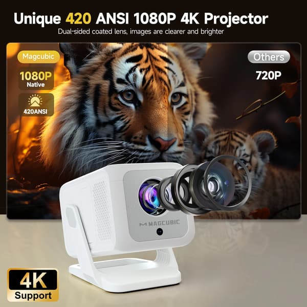 Projektor, 4K Understøttelse, Autofokus Teknologi,HY310X