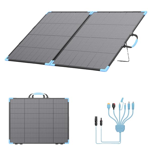 Solpanel, 220W effektudgang, bærbar og foldbar design,220W solpanel