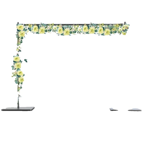 Baggrundsstativ, Justerbar Højde, Robust Metal Konstruktion,2.4X3M