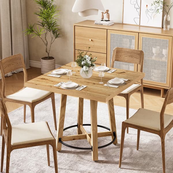 Spisebord, Pladsbesparende Design, Holdbar Konstruktion,Brun og Sort