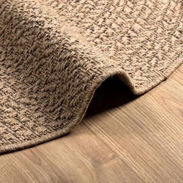 Tæppe, Jute Materiale, Indendørs og Udendørs Brug,Bronze