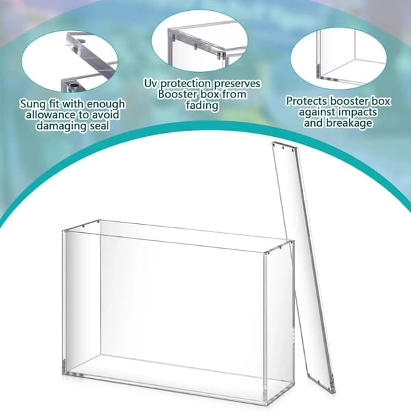 Acryl Display Case, UV Modstandsdygtig, Magnetisk Låg,Raket s Moltres