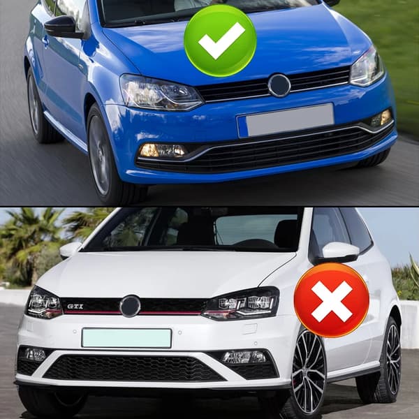 Frontbumpergrill, Holdbart Plastik, Racing-inspireret Design,3stk sæt