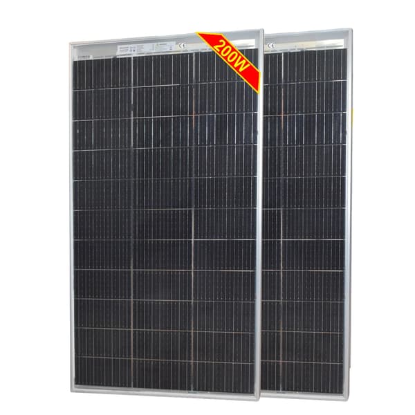 Solpanel, Hög Effektivitet, Hållbar Design,2st 100w panel