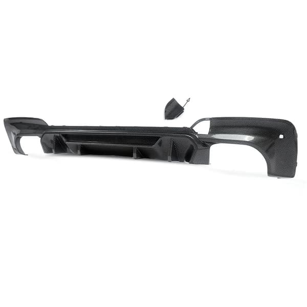 Bageste Stødfanger Diffuser Lip, Carbon Fiber Look, Aerodynamisk Design,kulstoflook