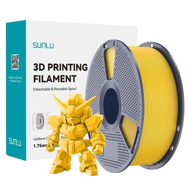 3D-printer filament, PLA Plus, egnet til FDM-printere,Livlig Gul