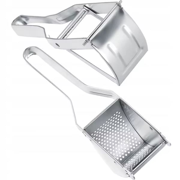Potatispress, Ergonomisk Design, Mångsidig för Grönsaker,Silver