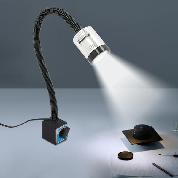 Arbejdslampe, 360° Justerbar, Magnetisk Base,sort