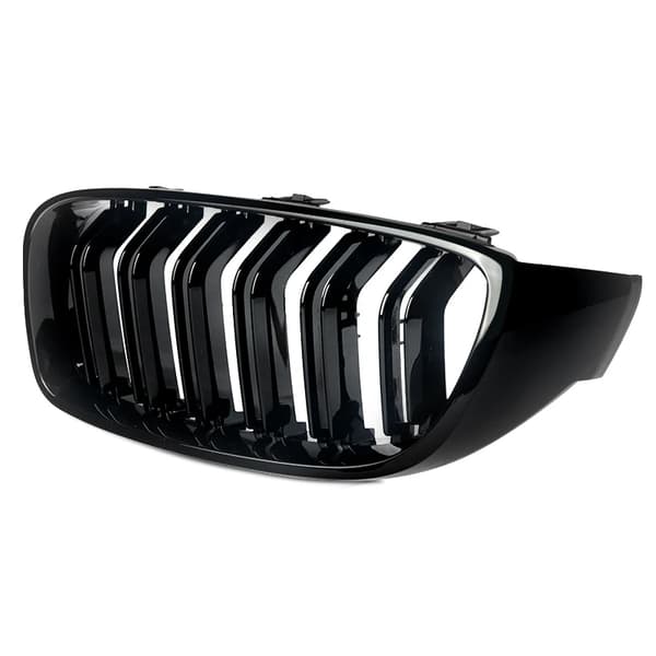 Racinggrill, OEM-passform, hållbar ABS-plast,Dubbel Slat