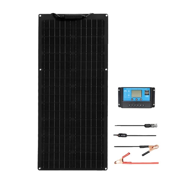 50 Watt Flexibelt Solpanel, Hög Effektivitet, Lättviktig Design,12V 50W