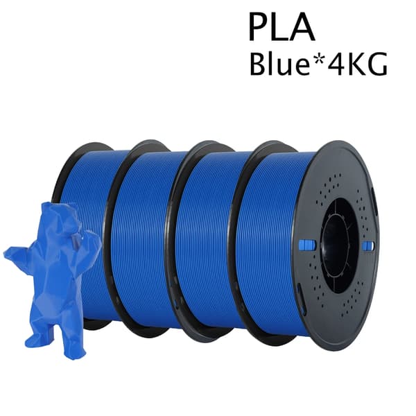 PLA Material, Fast Form, Mångsidig Kompatibilitet,4KG PLA Blå