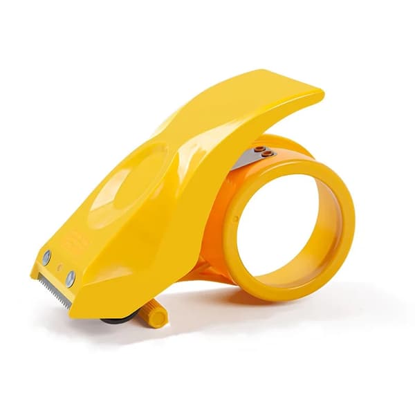 Tejpdispenser, Lättviktsdesign, Enkel Klippmekanism,Gul 1PC