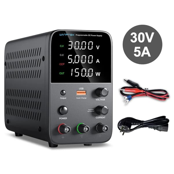 Strömförsörjning, Justerbar Spänning, Digital Display,Utgång 30V 5A