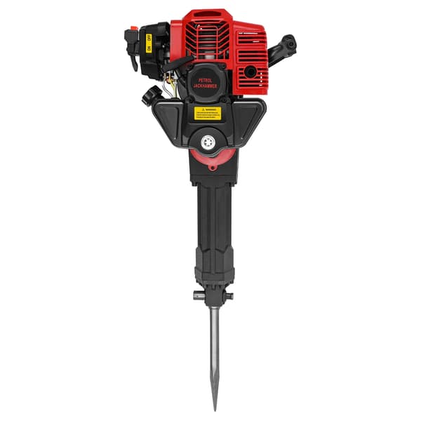 Trægraver, Benzinmotor, Multifunktionelt Design,sort