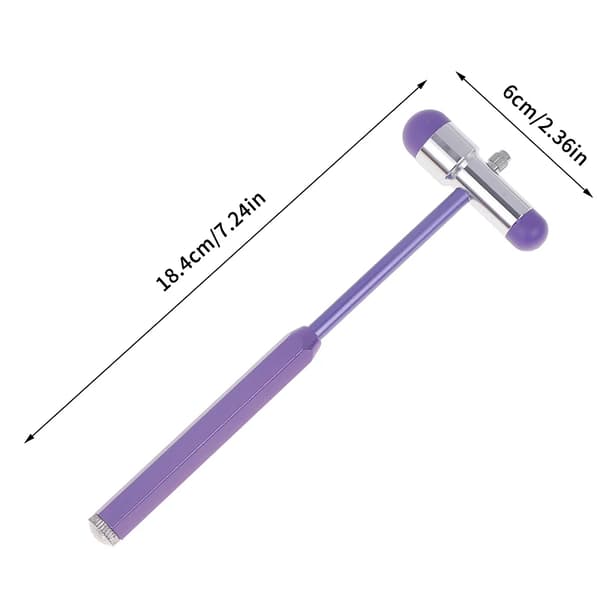 Refleks Hammer, Ergonomisk Design, Alsidig Brug,Ingen stik-d, LILLA