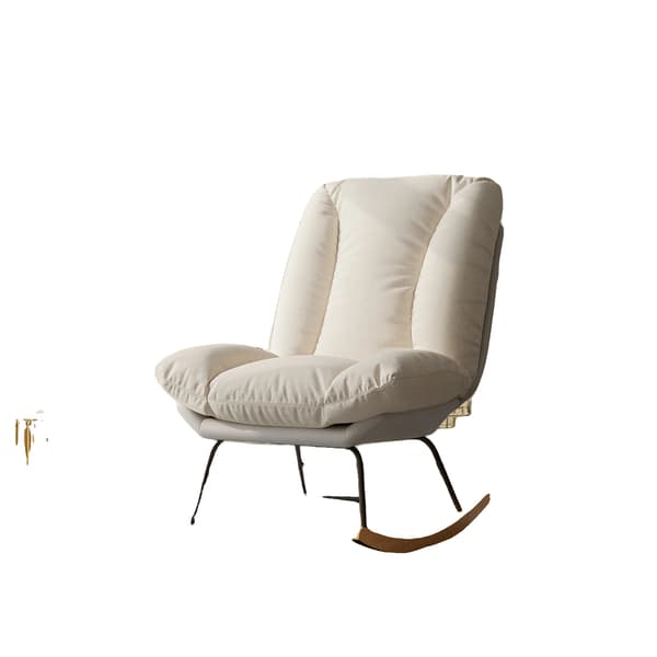 Gungstol, Justerbart Ryggstöd, Platsbesparande Design,Beige B