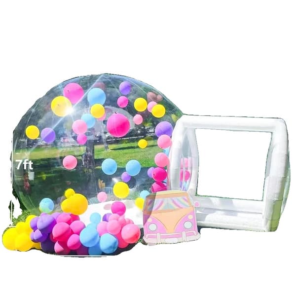 Uppblåsbar Bubbel Tält, 10 fot Längd, Hållbart PVC Material,2.5 meter