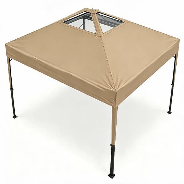 Gazebo, Bærbar Design, Vandafvisende,Khaki