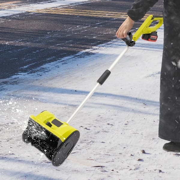 Snöslunga, Sladdlös Drift, Hög Prestanda,GUL, Elektrisk