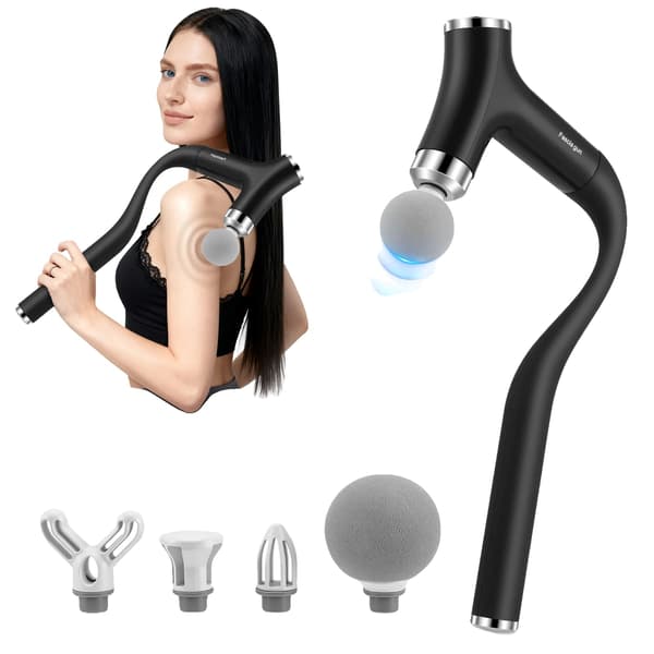 Massagepistol, U-formet design, Flere hastighedsindstillinger,A