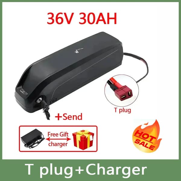 Batteri, Li-Ion, 30AH kapacitet, 36V T-plugg-30AH