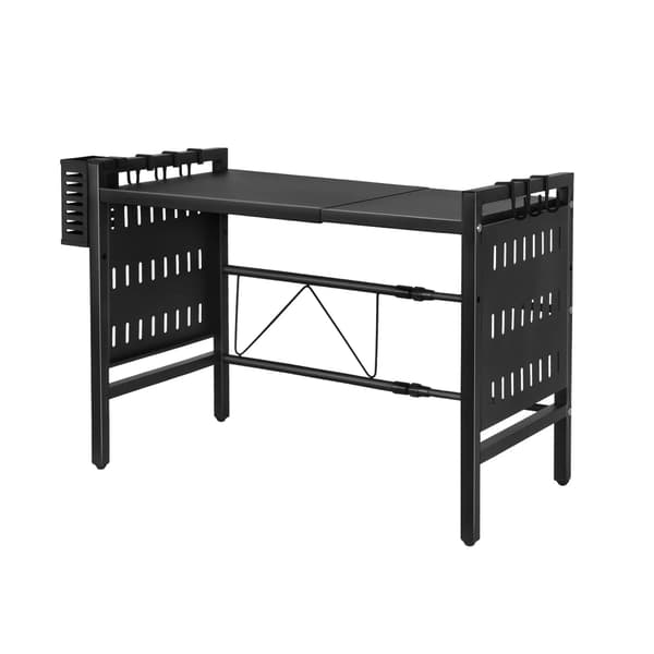 Mikroovnsholder, Justerbart Design, Robust Konstruktion,sort