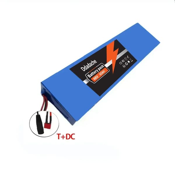 Batteripack, 48V, 60Ah kapacitet,48V-b, T-plugg-DC