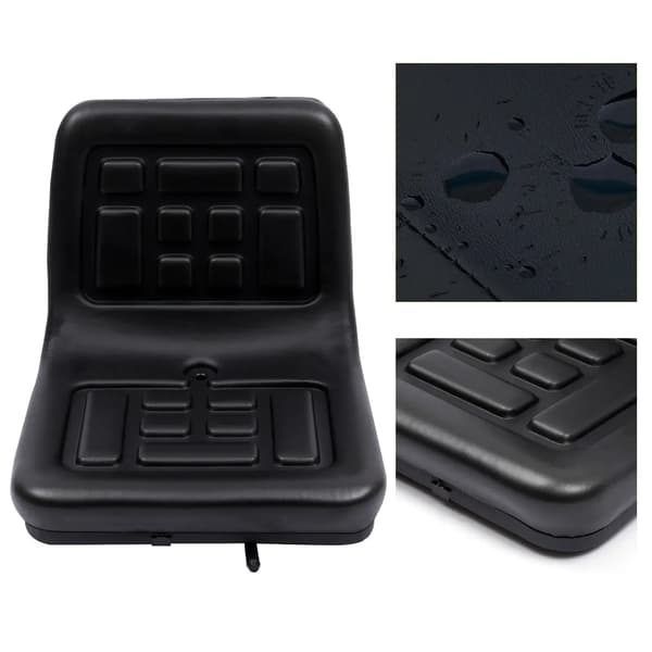 Traktor sæde, justerbart design, holdbar konstruktion,sort