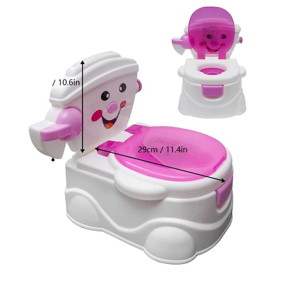 Toilettræning, Sødt Design, Holdbart Materiale,Pink