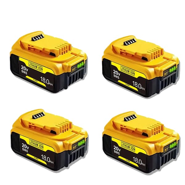 Batteri, Litiumjon, 18Ah Kapacitet, 18AhX4PCS