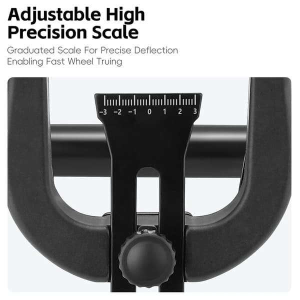 Hjulriktningställ, Fällbar Design, Precise Justering,Svart