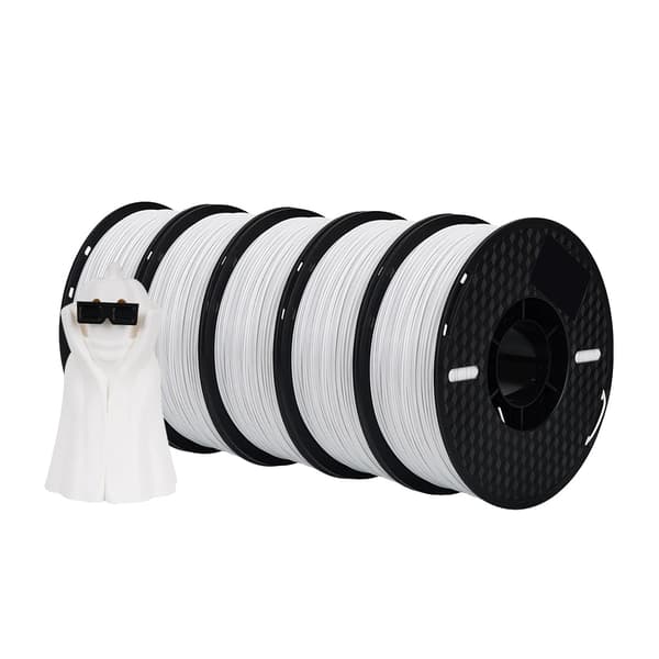 3D-skrivarfilament, 1,75 mm diameter, solid material,ABS-Vit