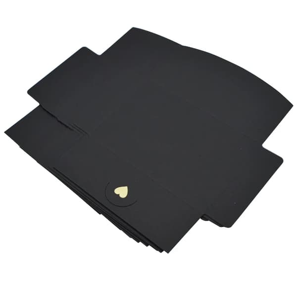 Mini Papirkuverter, Perfekte til Hilsner, Holdbart Design,sort