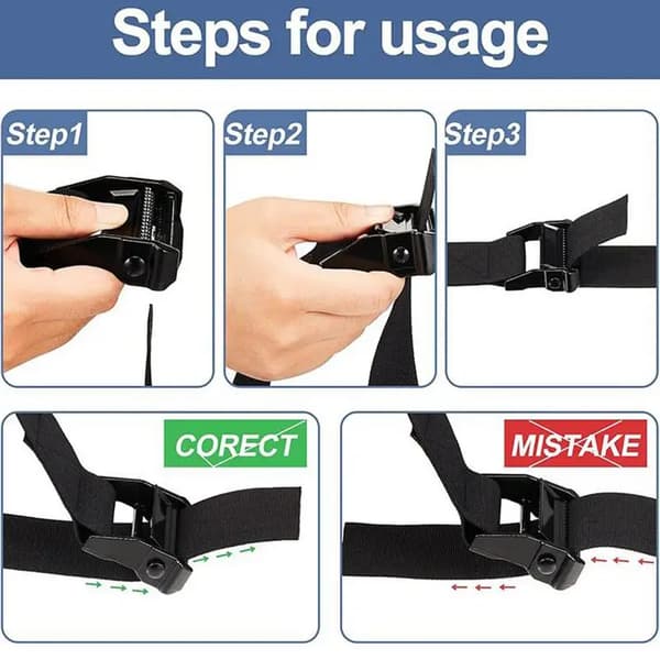 Hamstring Curl Rem, Justerbart nylonmateriale, Velegnet til voksne, Ideel til styrketræning, Ergonomisk design, Ikke-farlige materialer