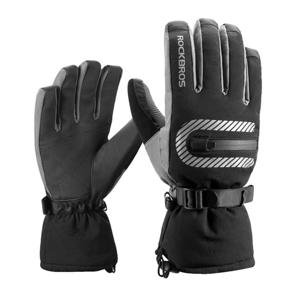 Handskar, Vintervärme, Vindskyddande Design,XXL, svart-c