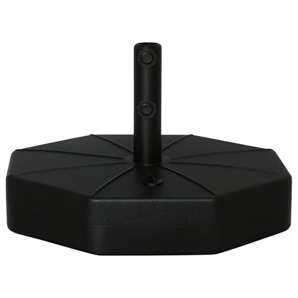 Paraplyfot, Vattenfyllbar, Kraftig Design, svart