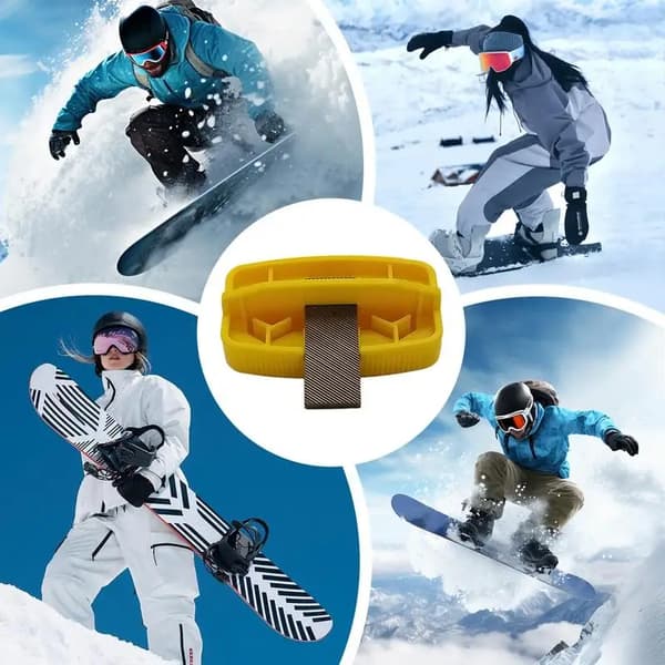 Ski Kant Tuner, Præcisionsjustering, Ergonomisk Design,Gul