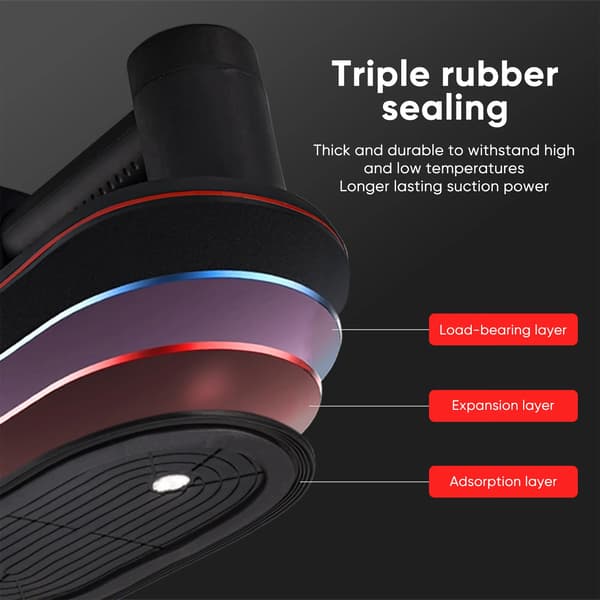 Sugekop, Dobbelt Motor, 3600mAh Batteri,sort