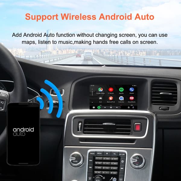 CarPlay og Android Auto Interface Dekoder, Trådløs Funktionalitet, Nem Installation,2015-2019